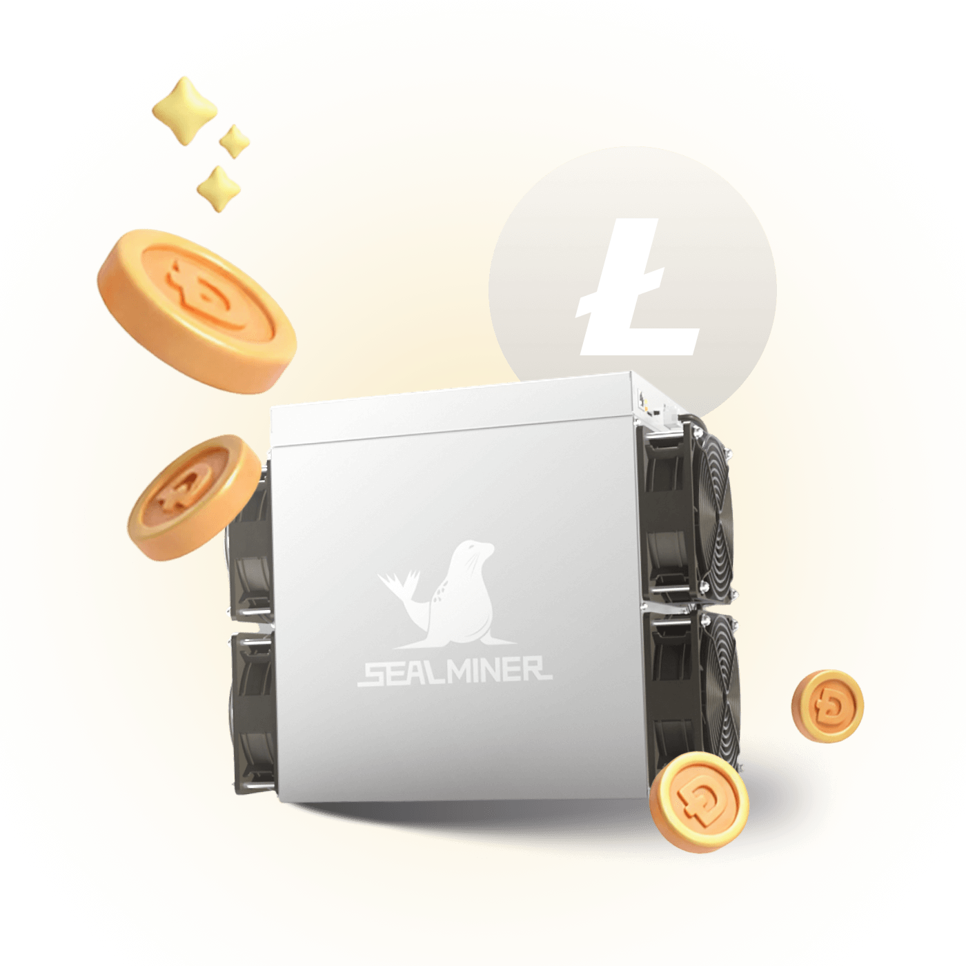 SEALMINER DL1 Air – LTC & DOGE Miner